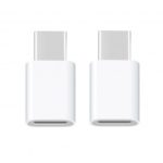 2Pcs USB 3.1 Type-C to Micro USB Adapter with OTG Function