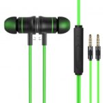 3.5mm Magnetic Stereo Earphones In-ear Headphones with Mic and 2 Plugs