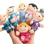 6pcs Finger Puppets Doll Set for Bedtime Stories
