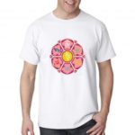 Colorful Om Mani Padme Hum Mantra Men’s Cotton T-shirt Short Sleeves Tee Blouse Top