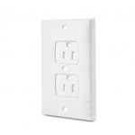 Electrical Wall Plate Outlet Cover with Socket Plug Slide for Baby Safety – US Plug