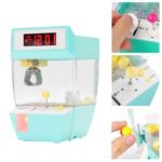 Mini Toy Claw Machine Grabber Machine with Alarm Clock Mini Catcher Alarm Clock for Kids