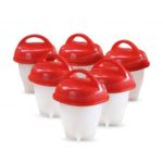 BPA Free Non Stick Silicone Egg Cooker Pods 6pcs