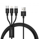 ORICO UTS-12 3 in 1 Charging Cable with Lightning/Micro USB/Type-C Connectors