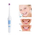 Ultrasonic Battery Electric Toothbrush with 2 Replaceable Brush Heads
