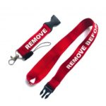 REMOVE BEFORE FLIGHT Lanyard Neck Strap with Quick Release Buckle for ID Badge/Mobile Phones