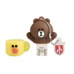 2 in 1 Mini Cute Mug Bear OTG USB Flash Drive for iPhone iPad PC