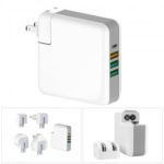 61W Multi-port PD Type-C Wall Charger for MacBook Smartphones