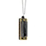 Harmonica Necklace Musical Jewelry Nice Gift for Kids Random Color