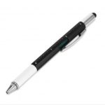 Multifunctional Ballpoint Pen with Screw Driver Level Gauge Ruler Touch Screen Stylus Random Color