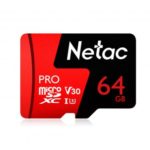 Netac 64GB Pro Micro SDXC TF Memory Card V30UHS-I U3 High Speed Up to 98MBs