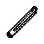 2 in 1 High-quality Steel Ruler and Bookmark 15cm Random Color