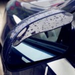 1 Pair Car Rear View Side Mirror Rain Eyebrow Board Sun Visor Shade Shield