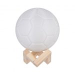 2018 World Cup Football Lamp 7-Color Changing 3D Print Soccer LED Night Light – 8cm