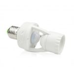 E27 Infrared PIR Motion Sensor LED Light Lamp Bulb Holder