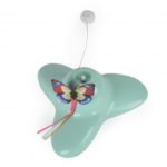 Electric Rotating Funny Butterfly Cat Teaser Toy with Replaceable Butterfly