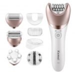 KEMEI KM-8001 5 in 1 Electric Epilator Shaver Massager Facial Cleaner Beauty Tools Kit