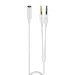 MH029 3.5mm Female to Dual 3.5 Male Audio Splitter Cable