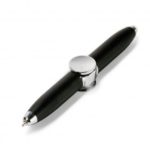 Multifunction Fingertip Gyro Decompression Toy LED Light Ballpoint Pen