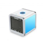 Personal Space Air Cooler 3 in 1 USB Air Conditioner Humidifier Purifier with 7 Colors LED Lights