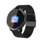 Q8 Color Screen Smart Bracelet Bluetooth Fitness Tracker Bracelet with Stainless Steel Band