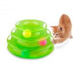 Tower of Tracks Pet Cat Interactive Ball Toy Amusement Plate