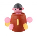 Tricky Mini Pop Up Pirate Barrel Game Party Toys Gifts for Kids