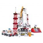 Ausini 25806 560pcs Space Shuttle Launching Base Building Block Brick Assemble Toy
