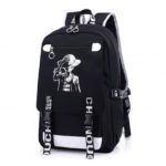 Monkey D. Luffy Pattern Luminous Backpack Laptop Bag School Bag