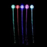 Cool Colorful LED Glowing Hairpin Hair Braid Extension for Party Club