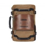 KAUKKO Multifunctional Outdoor Travel Large Capacity Backpack Canvas Messenger Bag
