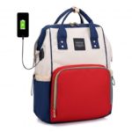 Multifunctional Baby Bag Large Capacity Travel Backpack with USB Charging Port