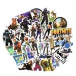 40pcs Fortnite Night Game PVP Games Graffiti-art Stickers for Skateboard Bicycle