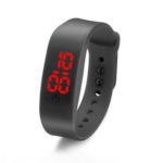 B5 Unisex Silicone LED Digital Wrist Watch Sports Bracelet – Random Color