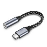 Braided Type-C Male to 3.5mm Female Audio Adapter Cable