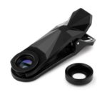 CRDC Clip-on 180° 3 in 1 Fisheye Wide Angle Macro Lens Kit Phone Camera