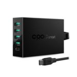 CRDC PA-Y5 Portable 5-Port USB QC3.0 Charger Travel Adapter