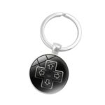 Gamepad Style Key Chain Key Ring