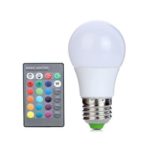 E27 3W 16 Colors Changing RGB LED Bulb Light with IR Remote Controller