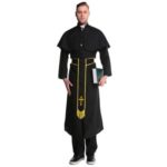 Adult Men’s Missionary Priest Pastor Costume for Halloween
