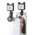 APEXEL APL-3663FL Selfie Light Wide Angle Macro Lens for Smartphone Tablet