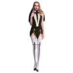 Halloween Adult Sexy Nuns Costume Set with Gloves Stockings-One Size