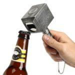 Hammer of Thor Shape Bottle Opener Beer Opener for Kitchen Bar or Restaurant Bronze