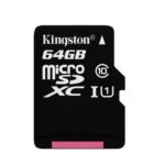 Kingston Class 10 UHS-I 80MB/s Micro SDXC Memory Card – 64GB