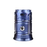 2 in 1 Portable Stretchable Solar LED Camping Lantern with LED Flashlight