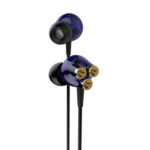 QS1 3.5mm Wired 6 Drive Units HiFi Bass Stereo Earbuds In-Ear Earphones with Mic