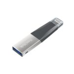 SanDisk iXpand 64GB 8 Pin + USB 3.0 Mini Dual Flash Drive for iPhone/iPad & PC