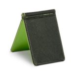 Stylish Men PU Leather Bifold Short Wallet Purse Card Holder with Clip