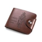 Vintage 3-Fold Casual PU Card Holder Wallet for Men