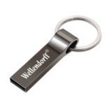 Wellendorff WD001 64GB USB 2.0 Flash Drive Metal Pen Drive with Keyring